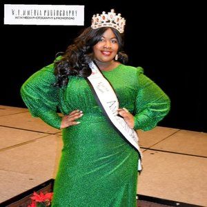 Eloquii Sparkling Green Maxi Dress